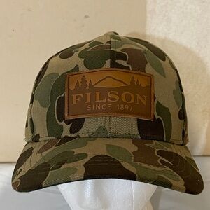 Filson Men's Camo Patch Trucker Cap - Green Camo